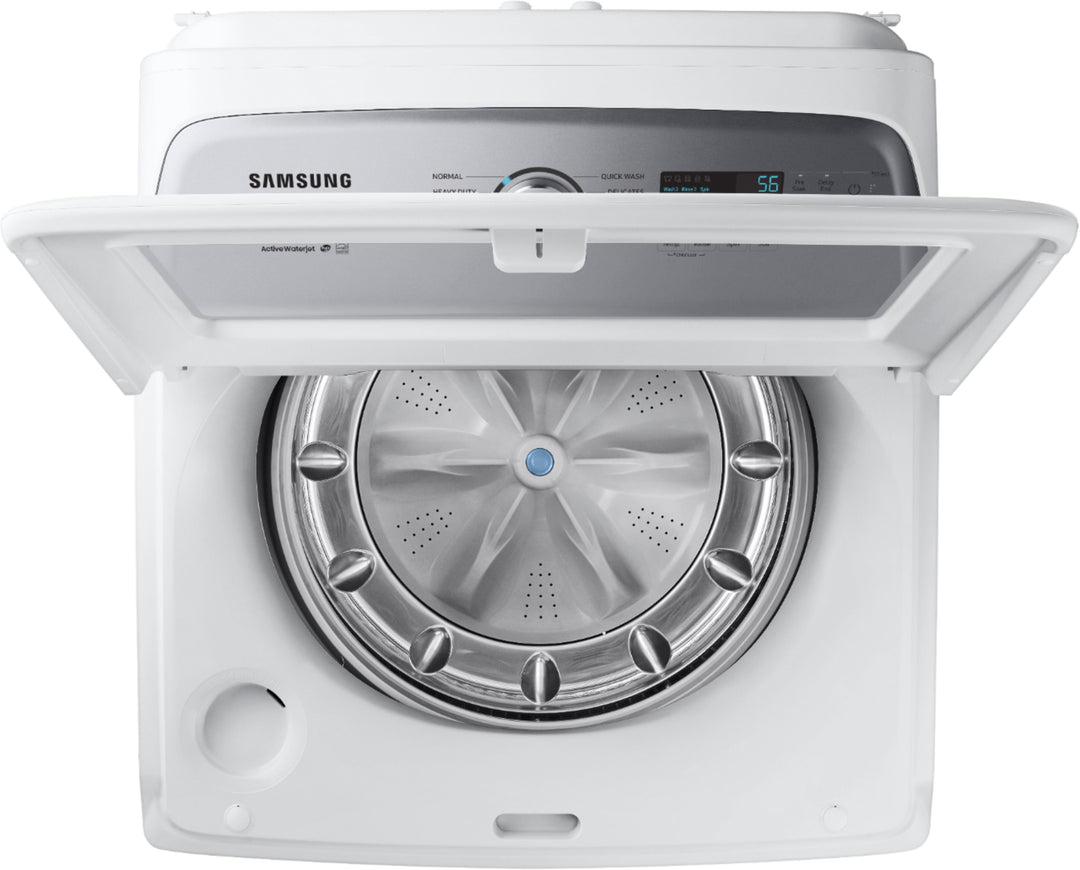 Samsung - 5.0 Cu. Ft. High Efficiency Top Load Washer with Active WaterJet - White_12