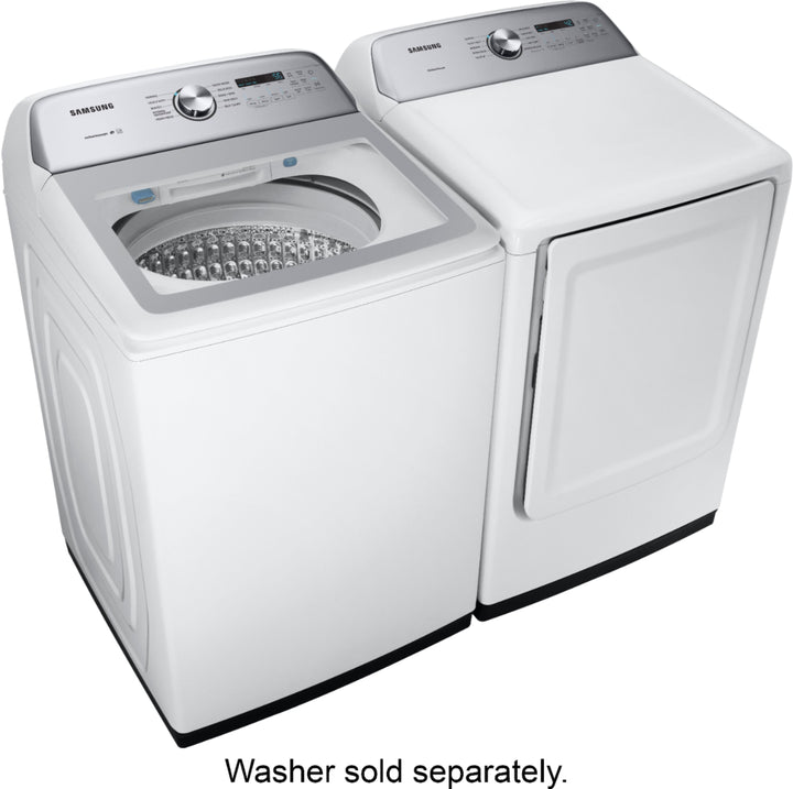 Samsung - 7.4 Cu. Ft. Electric Dryer with 10 Cycles and Sensor Dry - White_12