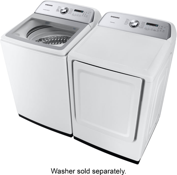 Samsung - 7.4 Cu. Ft. Electric Dryer with 10 Cycles and Sensor Dry - White_11