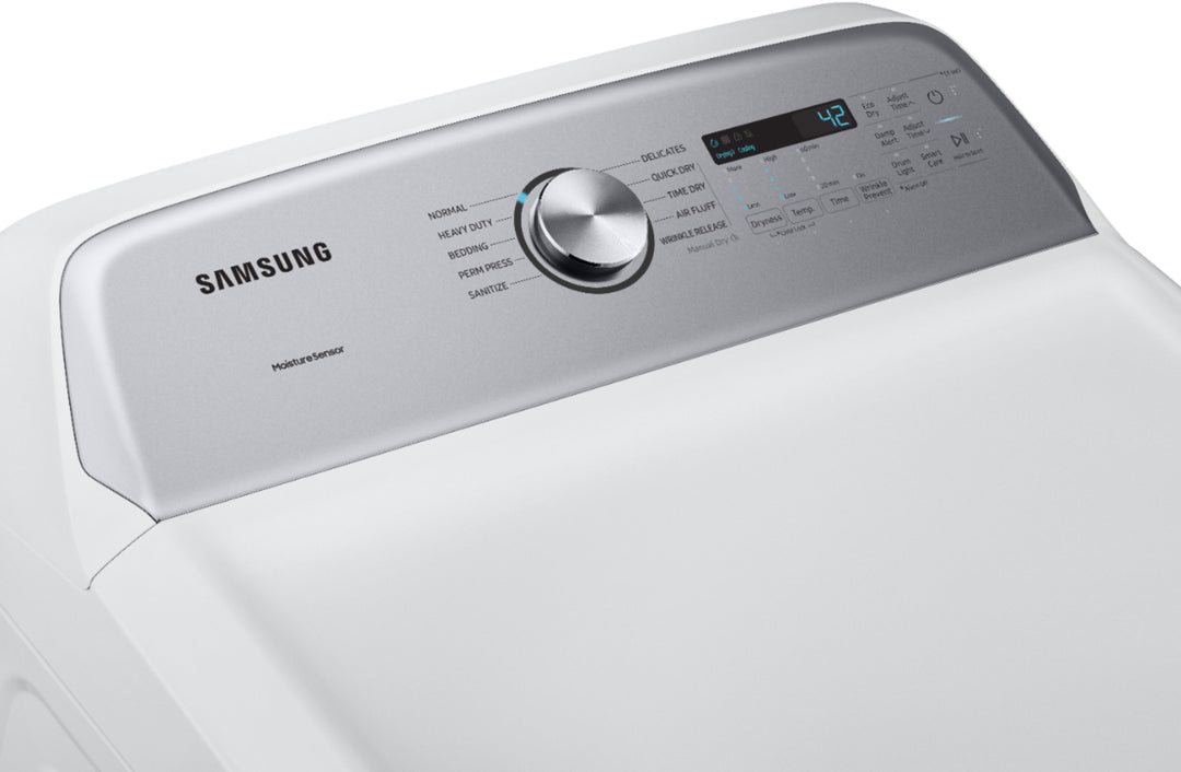 Samsung - 7.4 Cu. Ft. Gas Dryer with 10 Cycles and Sensor Dry - White_9