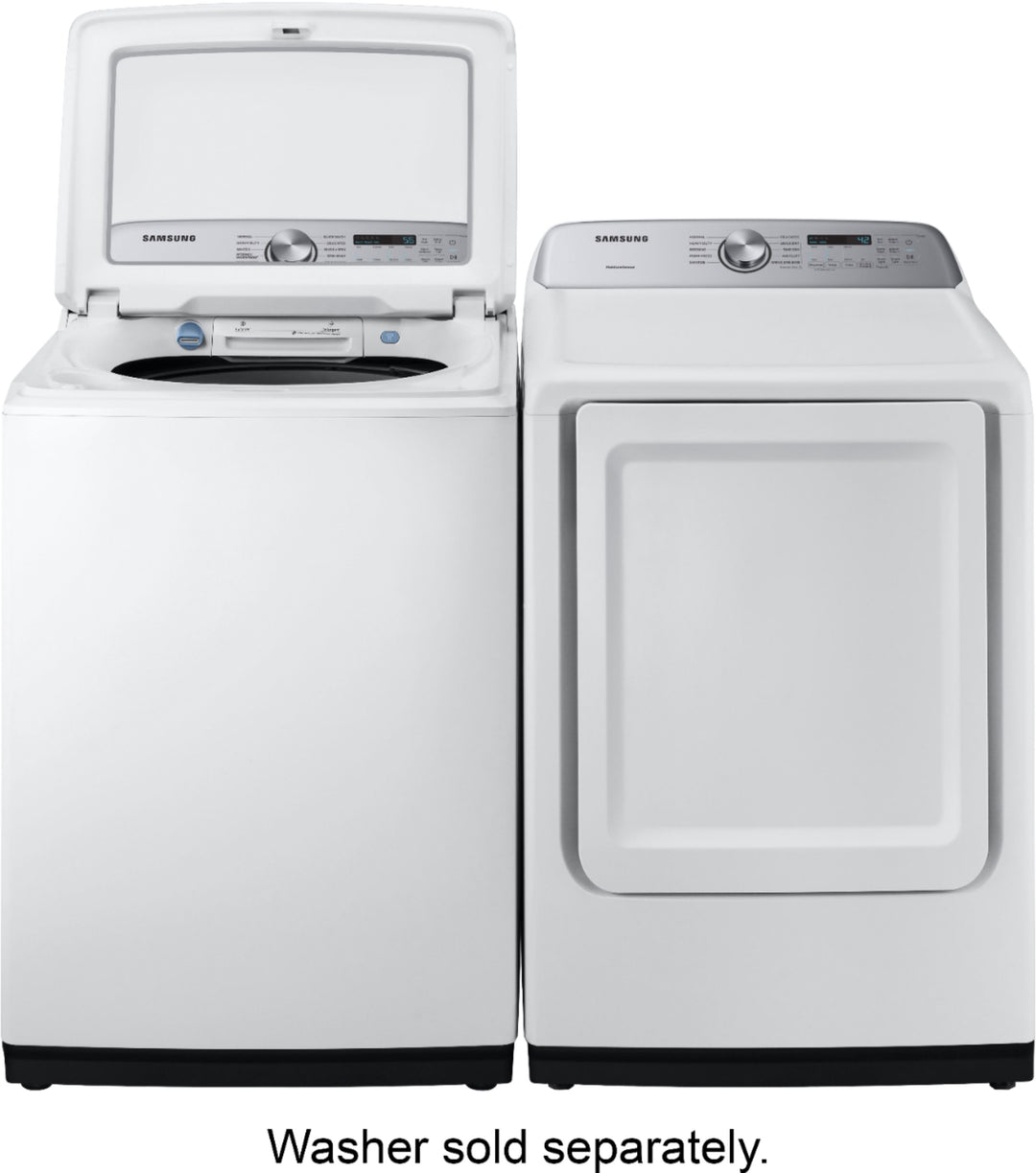 Samsung - 7.4 Cu. Ft. Gas Dryer with 10 Cycles and Sensor Dry - White_2