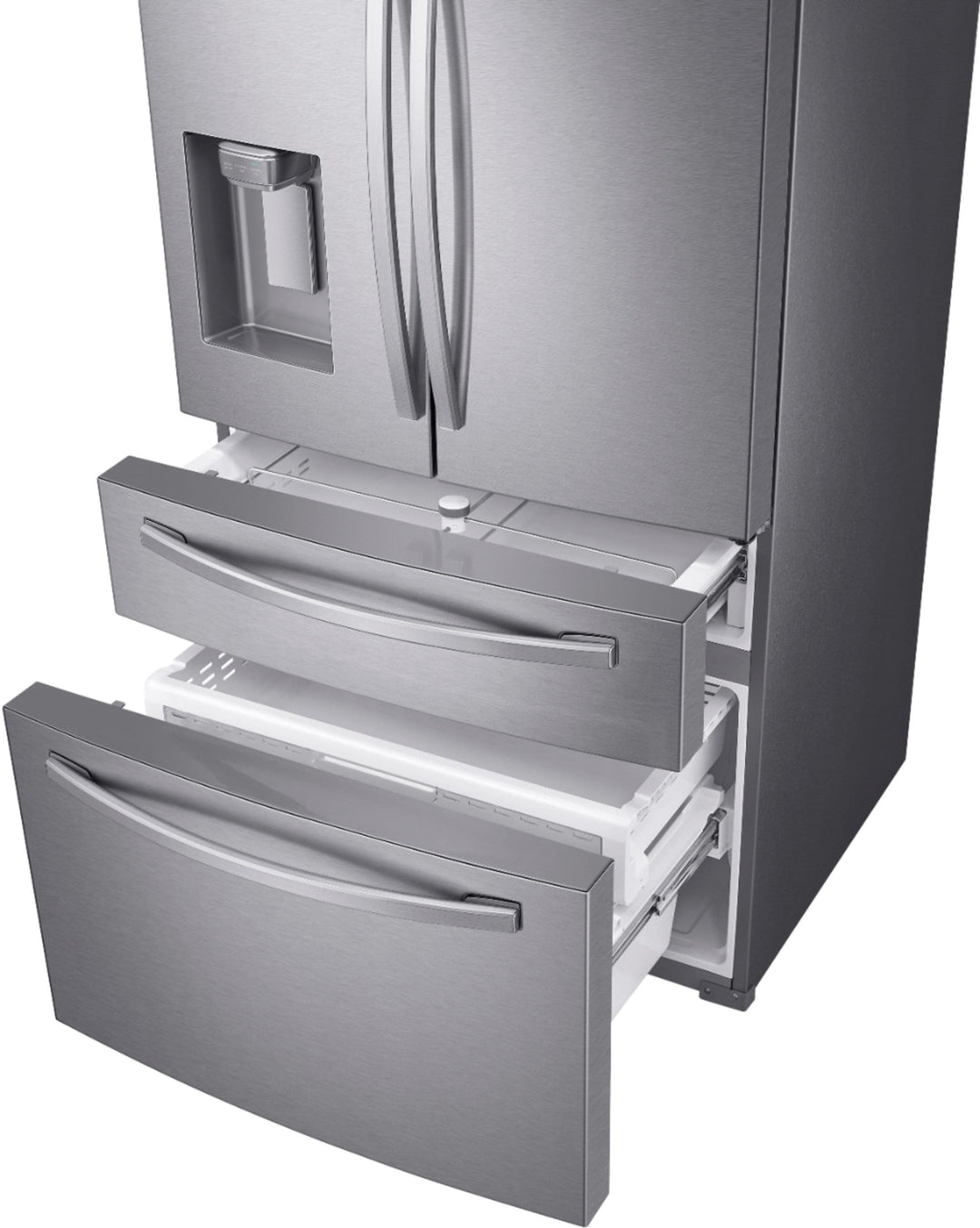 Samsung - 22.6 cu. ft. 4-Door French Door Counter Depth Refrigerator with FlexZone Drawer - Stainless steel_6