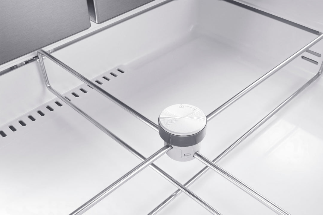 Samsung - 22.6 cu. ft. 4-Door French Door Counter Depth Refrigerator with FlexZone Drawer - Stainless steel_5