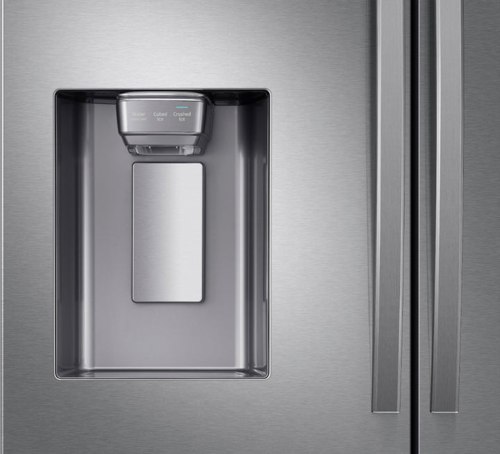 Samsung - 22.6 cu. ft. 4-Door French Door Counter Depth Refrigerator with FlexZone Drawer - Stainless steel_8