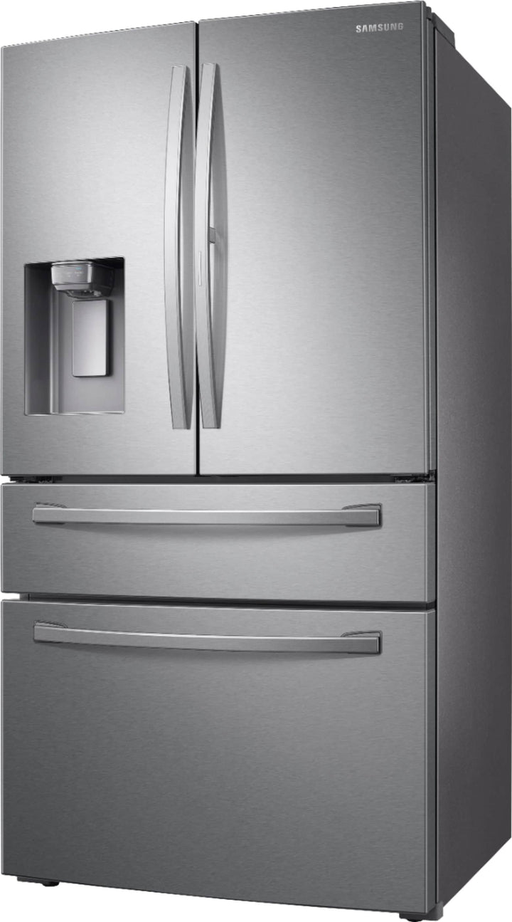 Samsung - 22.6 cu. ft. 4-Door French Door Counter Depth Refrigerator with FlexZone Drawer - Stainless steel_7