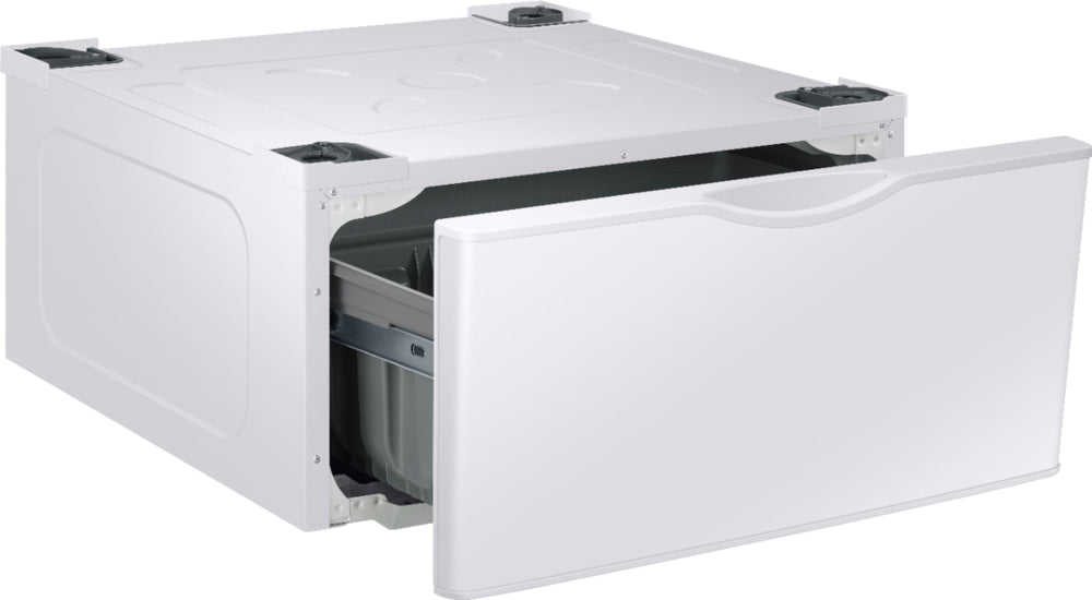 Samsung - Washer/Dryer Laundry Pedestal with Storage Drawer - White_1