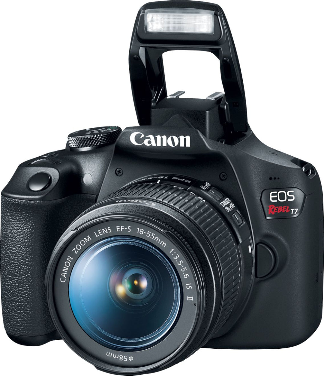 Canon - EOS Rebel T7 DSLR Video Camera with 18-55mm Lens - Black_4