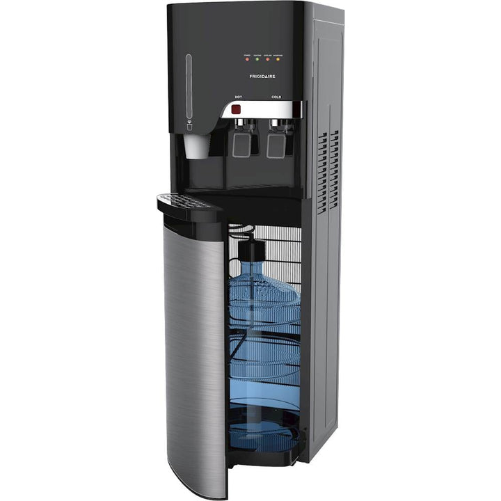 Frigidaire - Bottom-Loading Freestanding Water Cooler/Dispenser with Cup Storage - Stainless steel_4