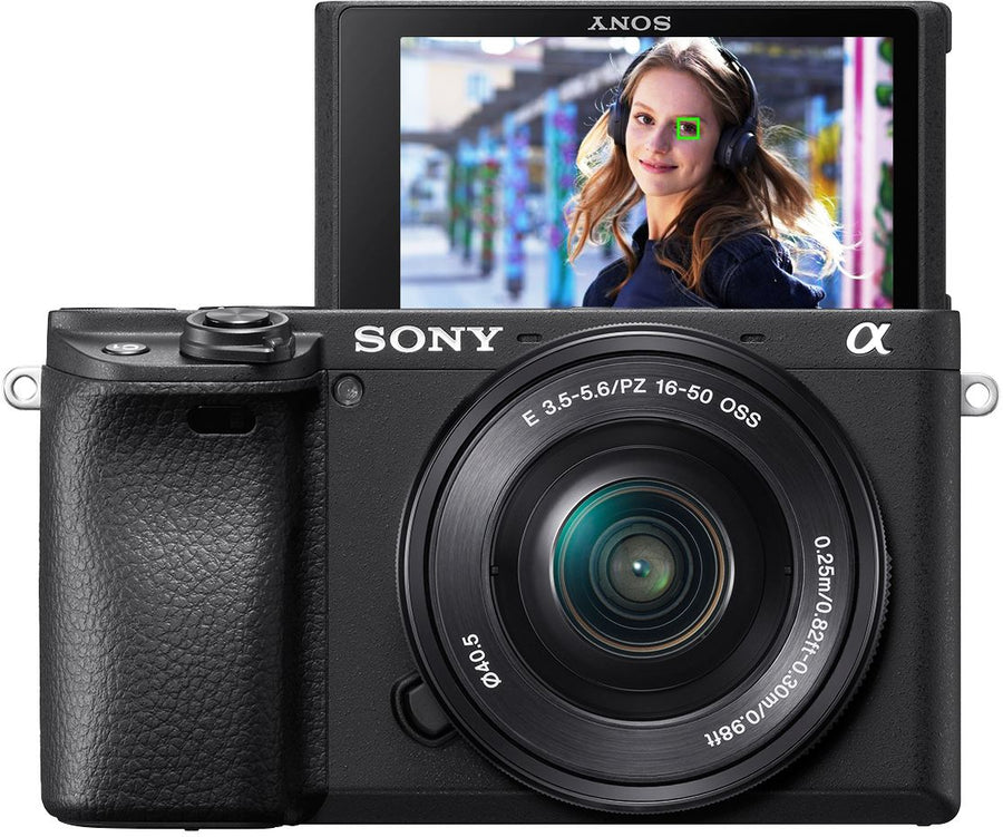 Sony - Alpha a6400 Mirrorless Camera with E PZ 16-50mm f/3.5-5.6 OSS Lens - Black_0