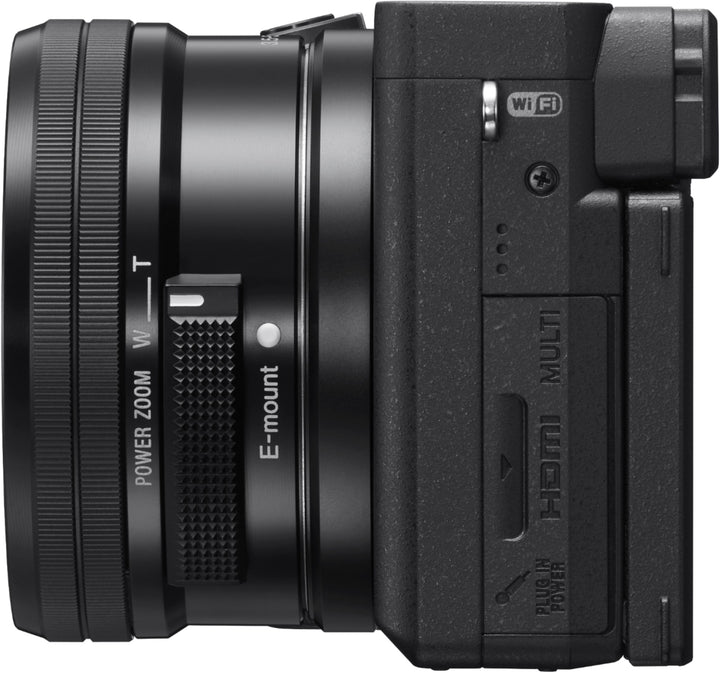 Sony - Alpha a6400 Mirrorless Camera with E PZ 16-50mm f/3.5-5.6 OSS Lens - Black_3