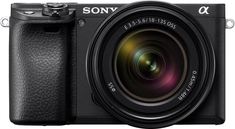 Sony - Alpha a6400 Mirrorless 4K Video Camera with E 18-135mm f/3.5-5.6 OSS Lens - Black_0
