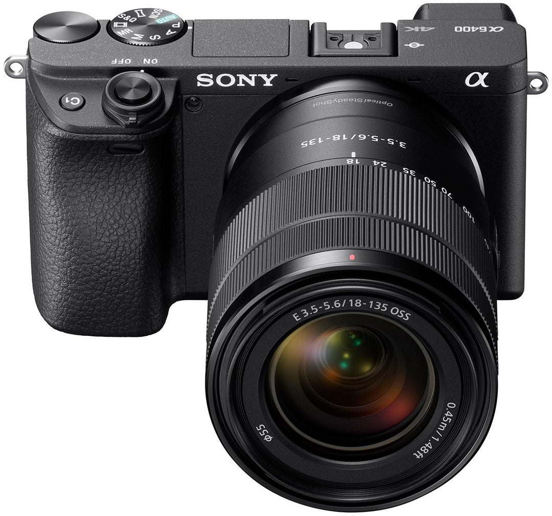 Sony - Alpha a6400 Mirrorless 4K Video Camera with E 18-135mm f/3.5-5.6 OSS Lens - Black_6