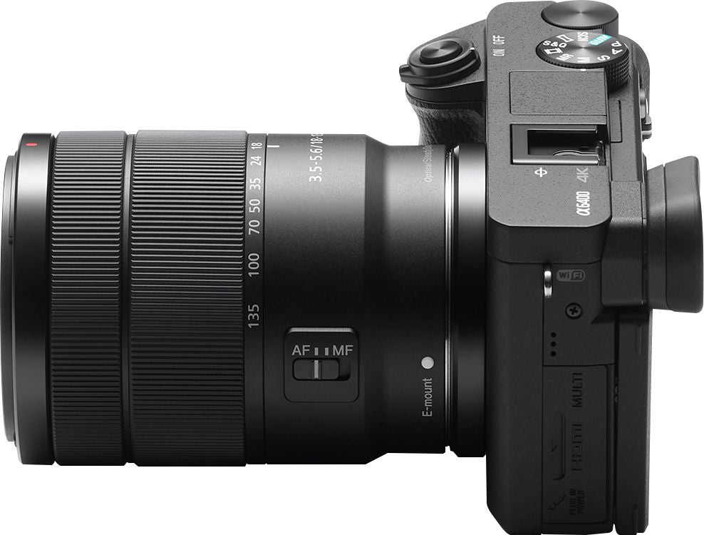 Sony - Alpha a6400 Mirrorless 4K Video Camera with E 18-135mm f/3.5-5.6 OSS Lens - Black_3