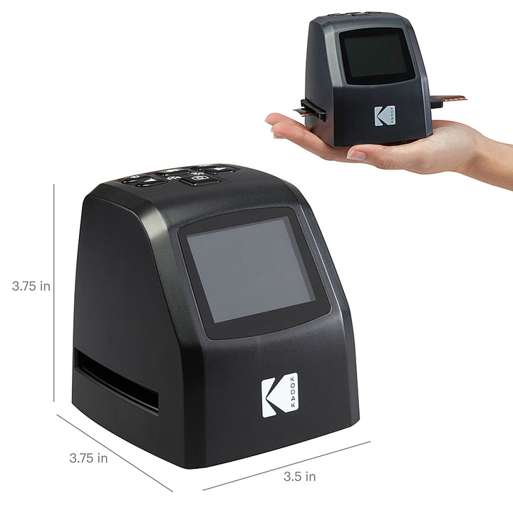 Kodak - Mini Digital Film & Slide Scanner – Converts Film Negatives & Slides to 22 Megapixel JPEG Images – 2.4 LCD Screen - Black_4