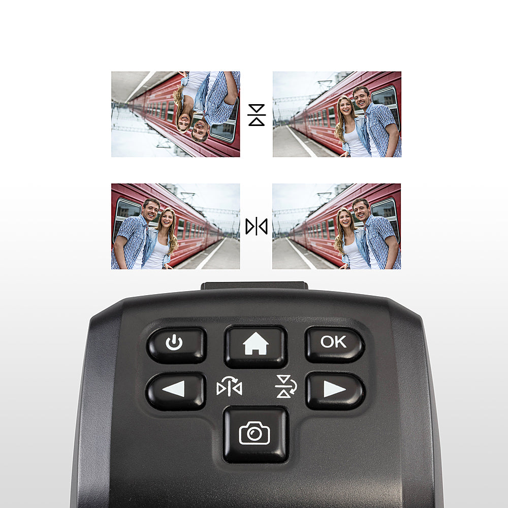 Kodak - Mini Digital Film & Slide Scanner – Converts Film Negatives & Slides to 22 Megapixel JPEG Images – 2.4 LCD Screen - Black_2