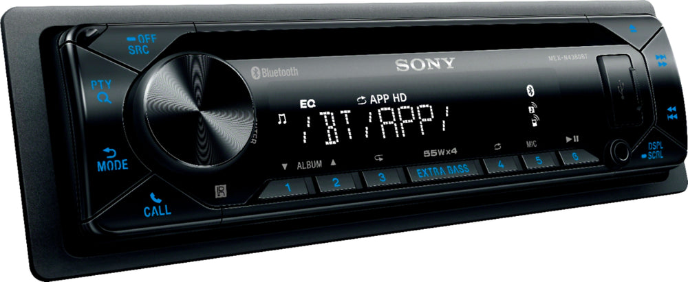 Sony - In-Dash Receiver - Built-in Bluetooth with Detachable Faceplate - Black_1