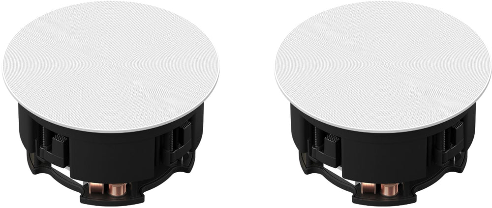Sonos - Architectural 6-1/2" Passive 2-Way In-Ceiling Speakers (Pair) - White_1