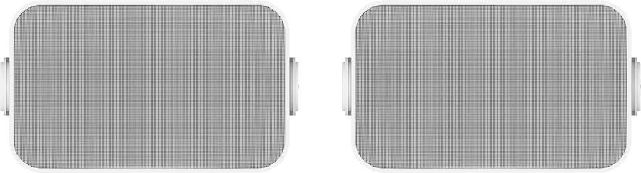 Sonos - Architectural 6-1/2" Passive 2-Way Outdoor Speakers (Pair) - White_0