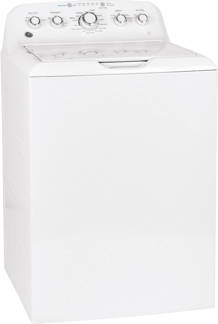 GE - 4.5 Cu. Ft. Top Load Washer with Precise Fill - White on white_1