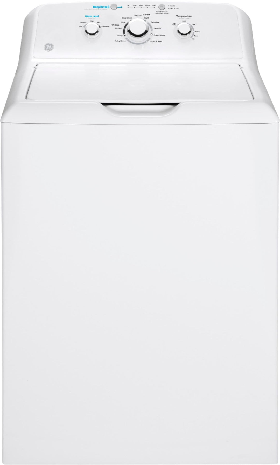 GE - 4.2 Cu. Ft. Top Load Washer with Precise Fill & Deep Rinse - White on white_0
