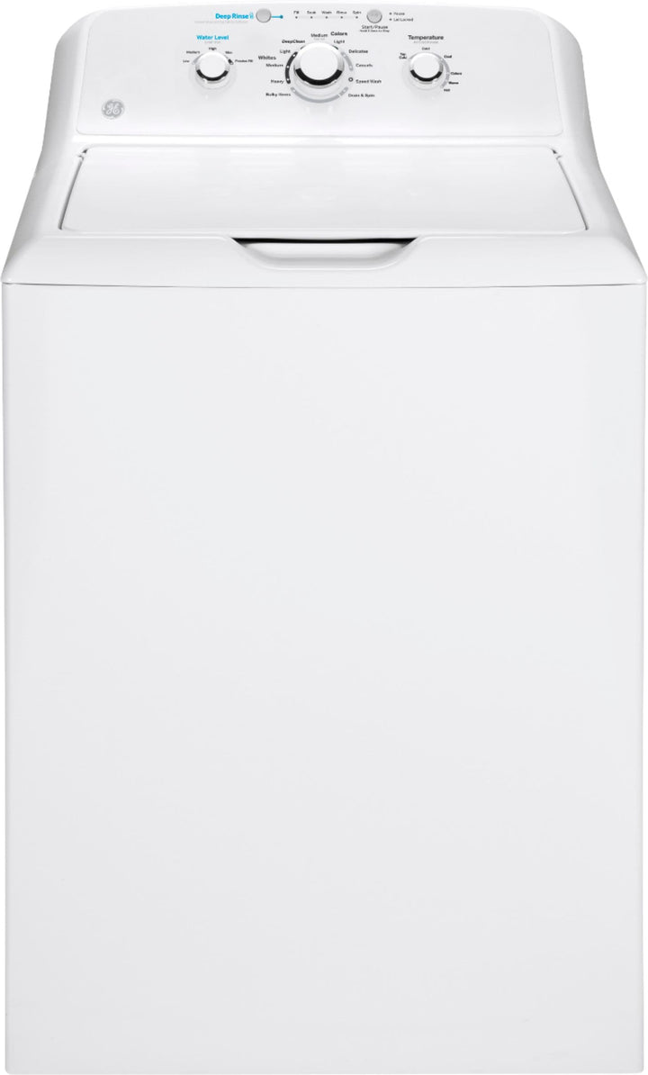 GE - 4.2 Cu. Ft. Top Load Washer with Precise Fill & Deep Rinse - White on white_0
