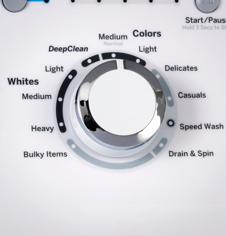 GE - 4.2 Cu. Ft. Top Load Washer with Precise Fill & Deep Rinse - White on white_2