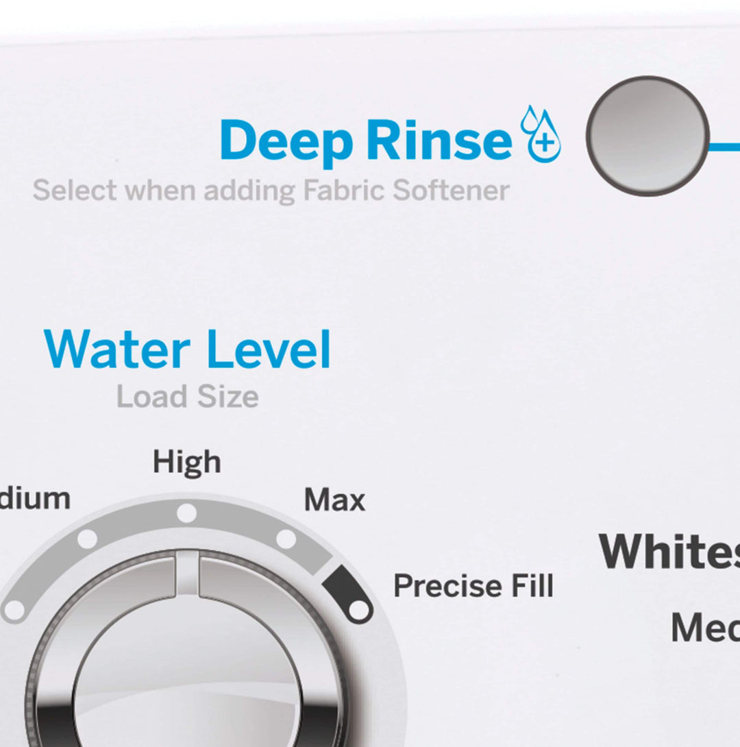 GE - 4.2 Cu. Ft. Top Load Washer with Precise Fill & Deep Rinse - White on white_10
