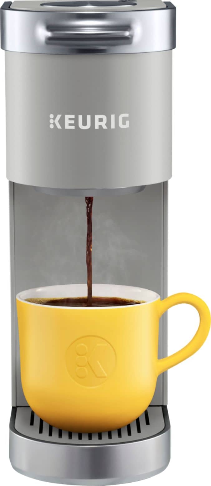 Keurig - K-Mini Plus Single Serve K-Cup Pod Coffee Maker - Studio Gray_0