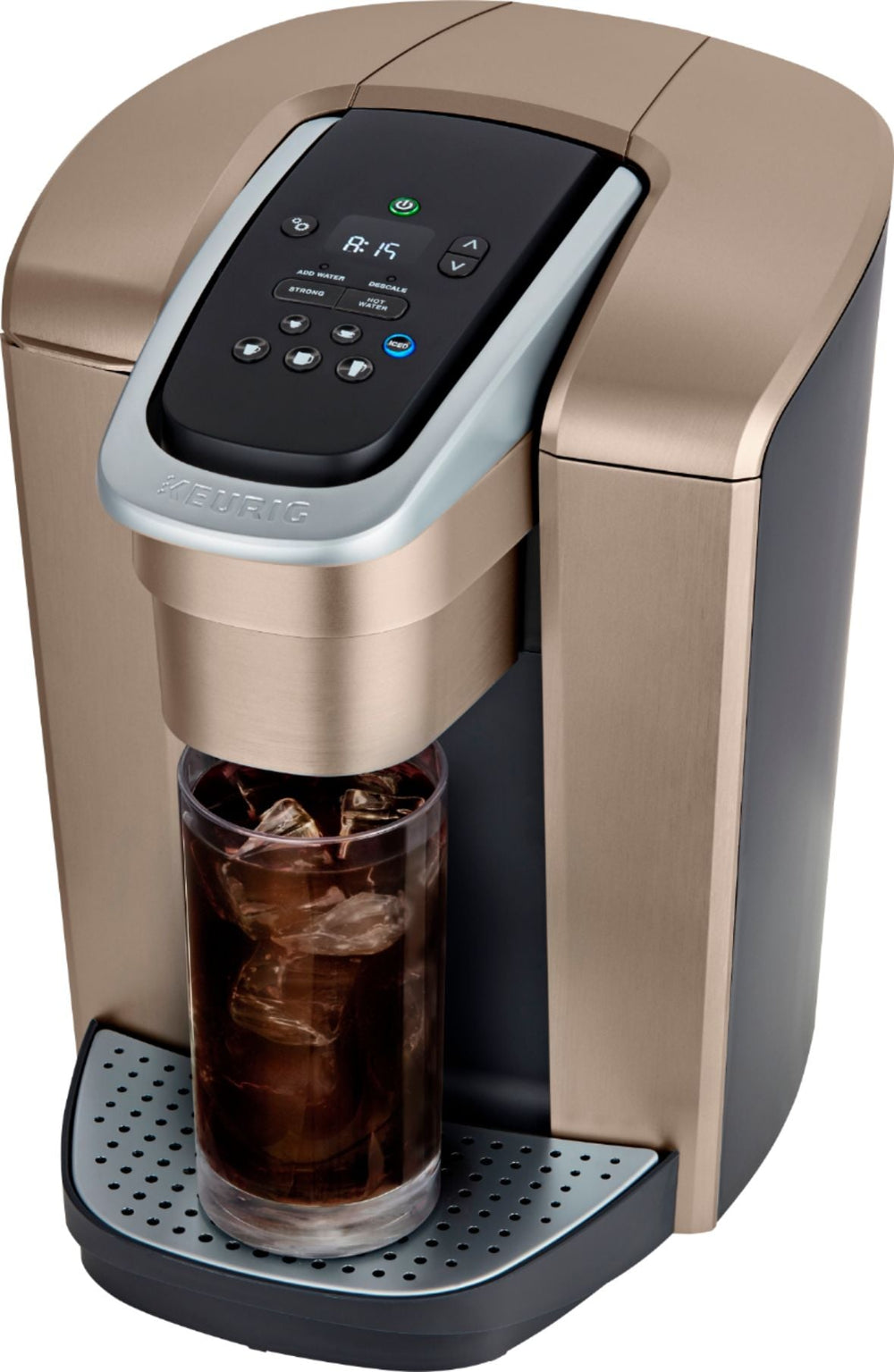 Keurig - K-Elite Single-Serve K-Cup Pod Coffee Maker - Brushed Gold_1
