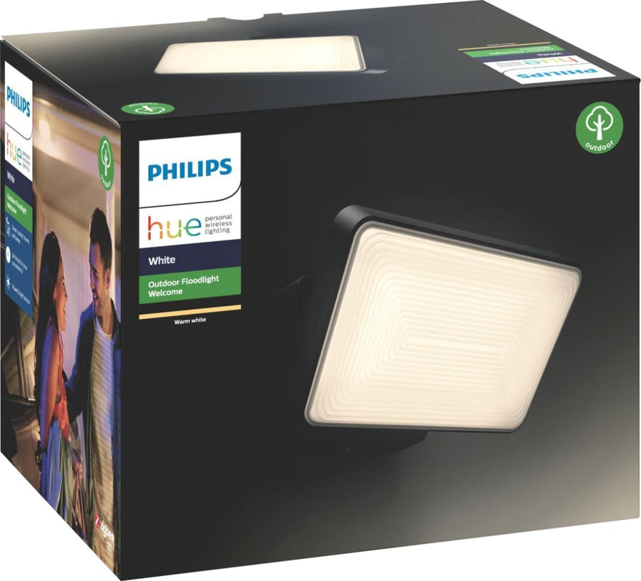 Philips - Hue White Welcome Outdoor Floodlight - Black_0