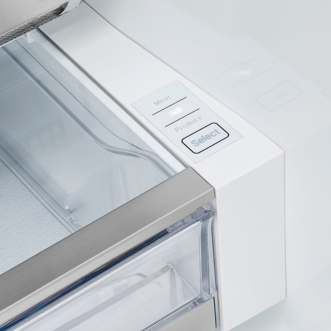 LG - 23.5 Cu. Ft. French Door-in-Door Counter-Depth Smart Refrigerator with Craft Ice and InstaView - Black stainless steel_25