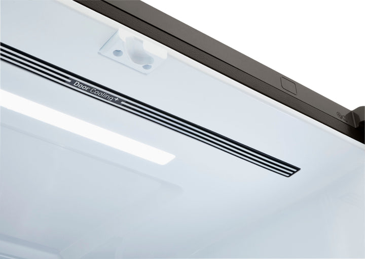 LG - 23.5 Cu. Ft. French Door-in-Door Counter-Depth Smart Refrigerator with Craft Ice and InstaView - Black stainless steel_20