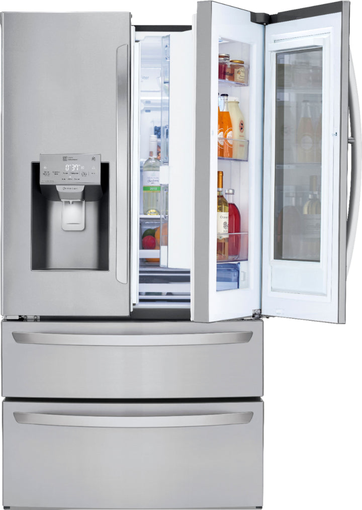 LG - 27.8 Cu. Ft. 4-Door French Door Smart Refrigerator with InstaView - Stainless steel_19