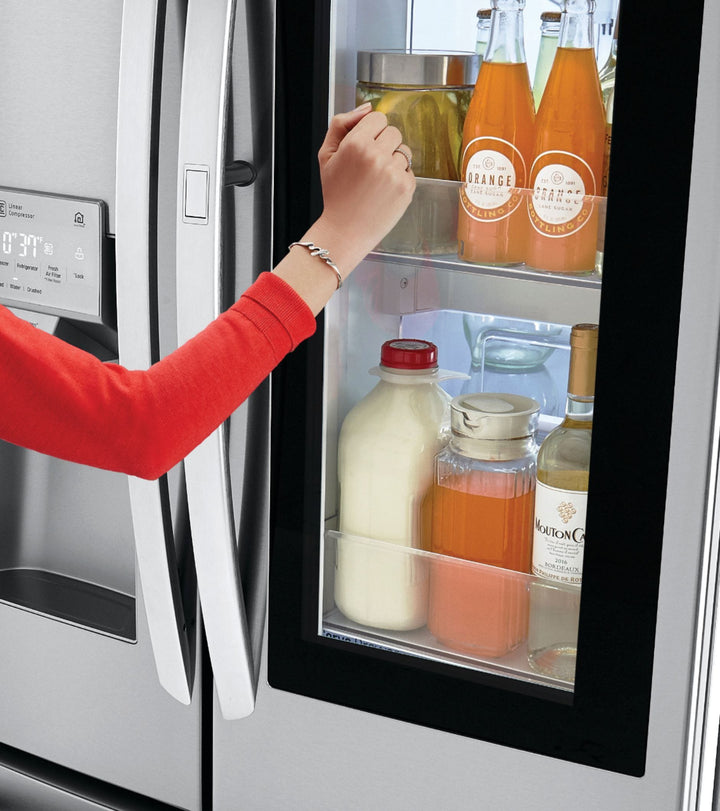 LG - 27.8 Cu. Ft. 4-Door French Door Smart Refrigerator with InstaView - Stainless steel_2