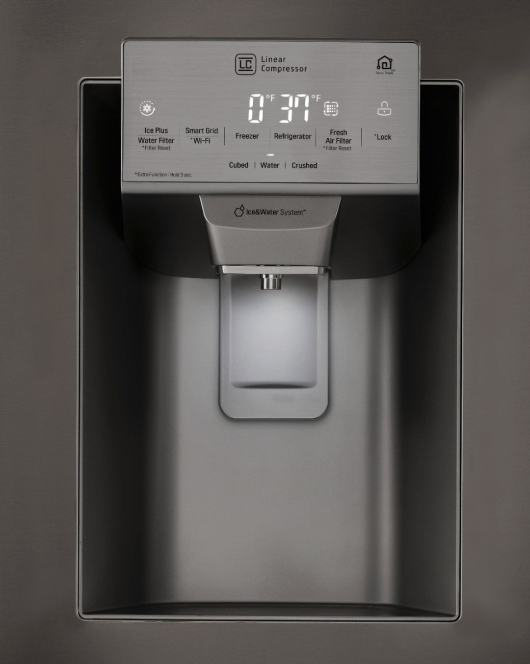 LG - 27.8 Cu. Ft. 4-Door French Door Smart Refrigerator with InstaView - Black stainless steel_28