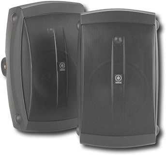 Yamaha - 130W 2-Way Outdoor Speakers (Pair) - Black_0