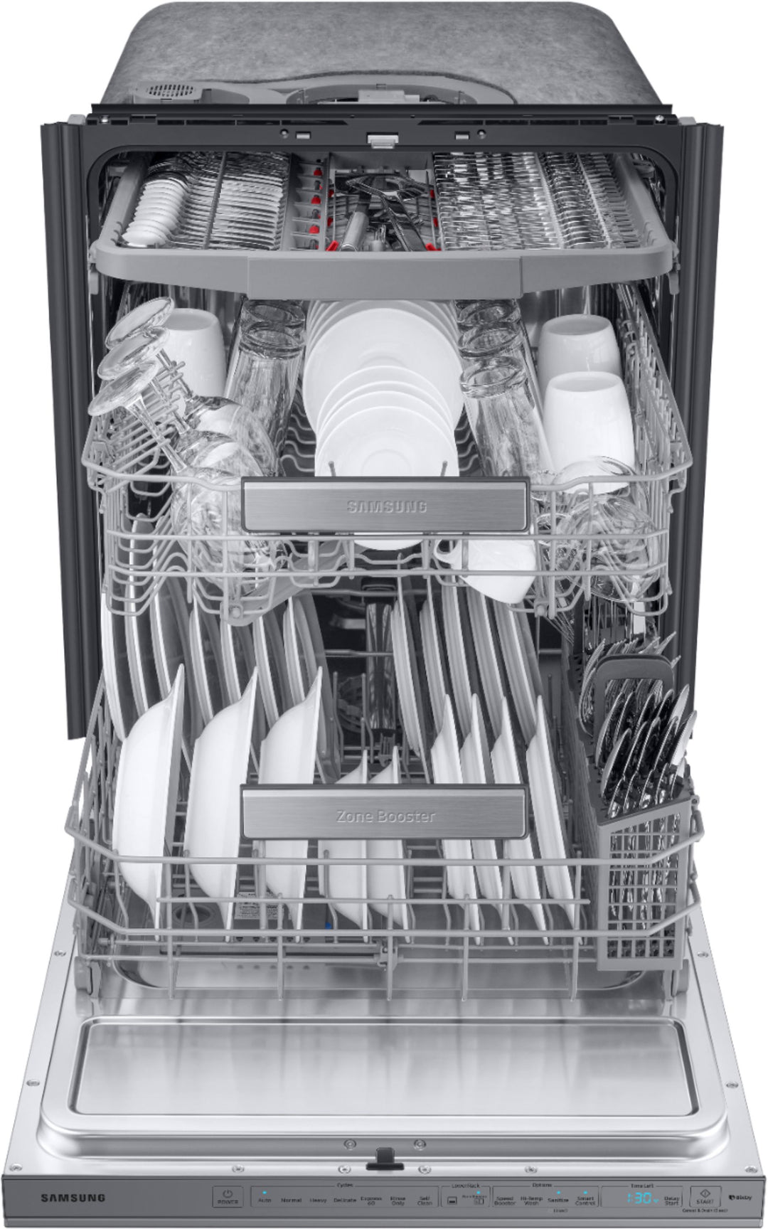 Samsung - Linear Wash 24" Top Control Built-In Dishwasher with AutoRelease Dry, 39 dBA - Stainless steel_13