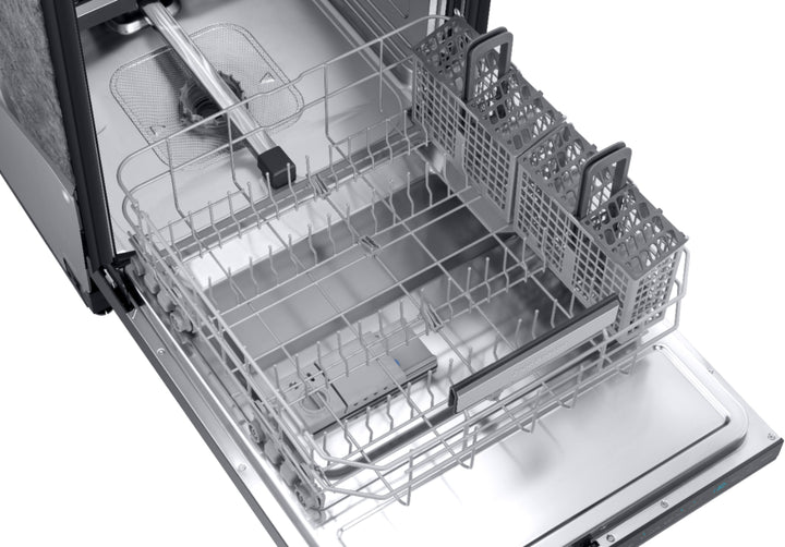 Samsung - Linear Wash 24" Top Control Built-In Dishwasher with AutoRelease Dry, 39 dBA - Black stainless steel_4