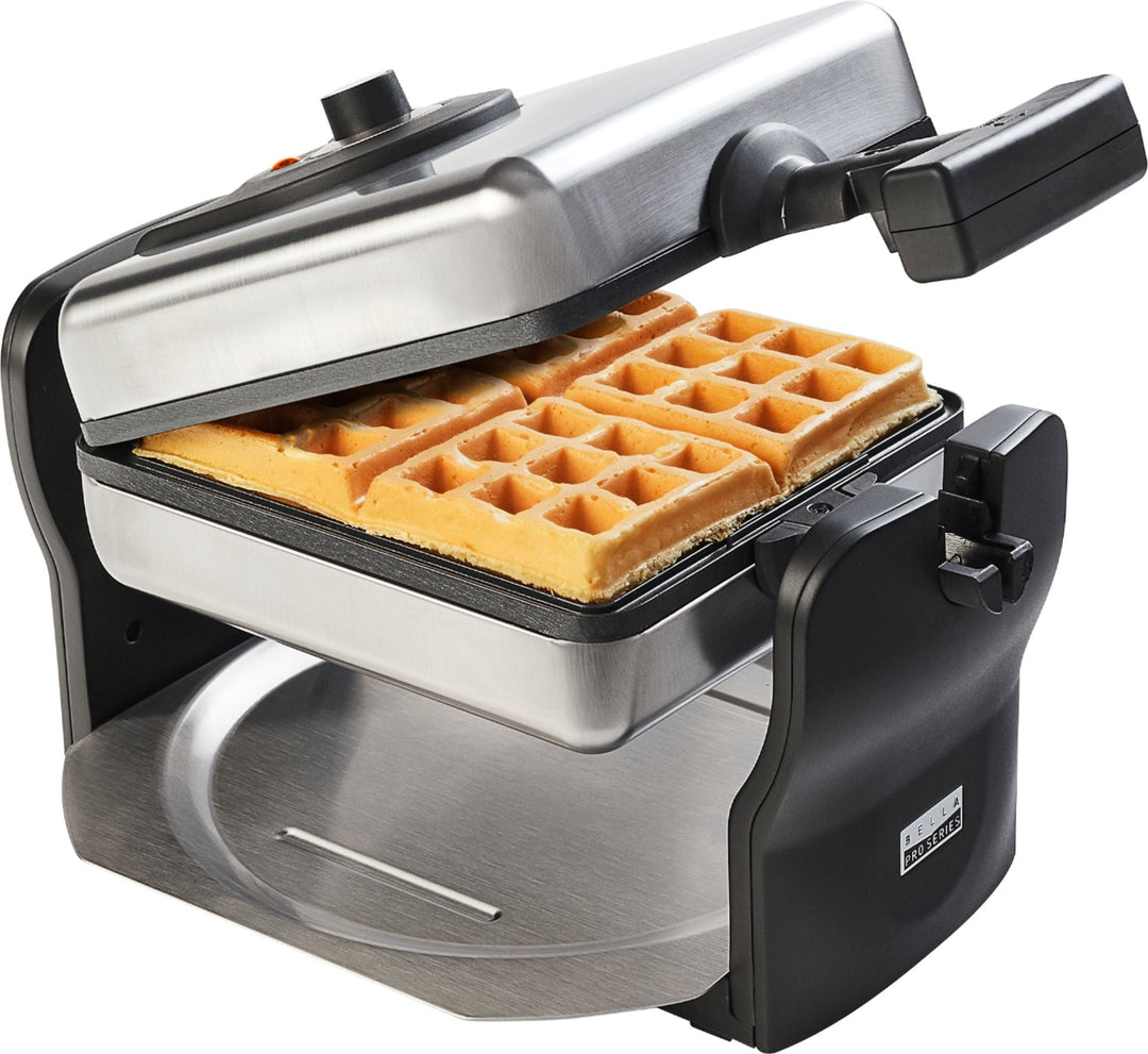 Bella Pro Series - Pro Series 4-Slice Rotating Waffle Maker - Stainless Steel_9