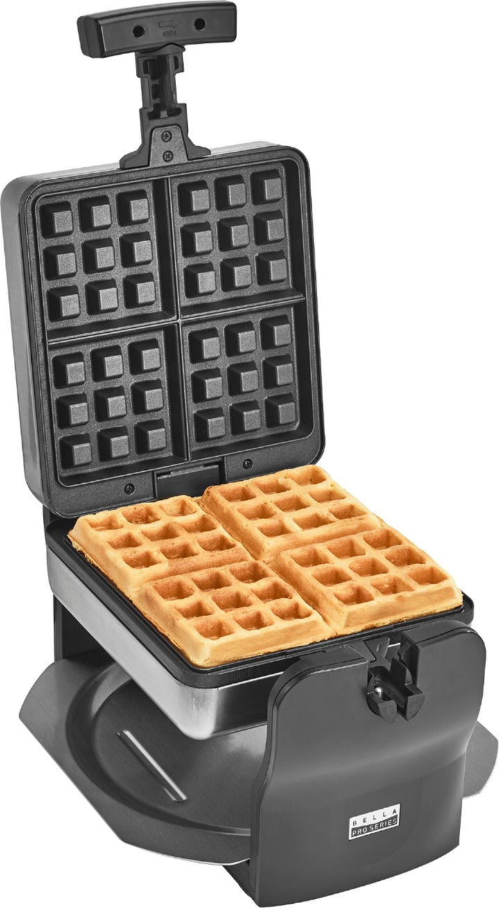 Bella Pro Series - Pro Series 4-Slice Rotating Waffle Maker - Stainless Steel_7