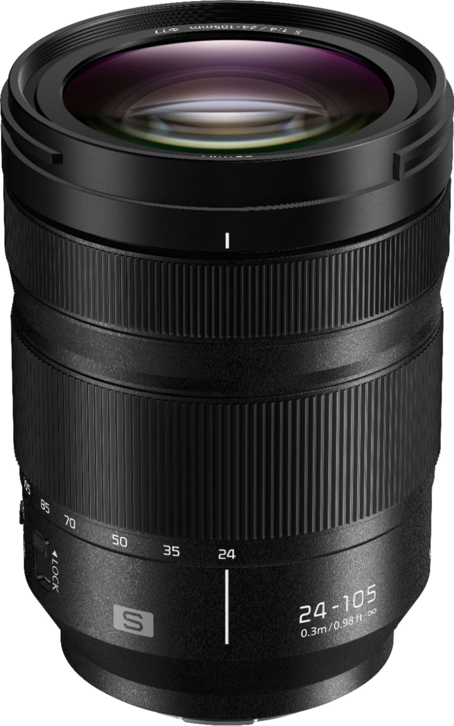 LUMIX S 24-105mm F4 Standard Zoom Lens for Panasonic LUMIX S Series Cameras, S-R24105_0