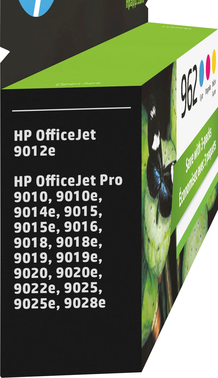 HP - 962 3-Pack Standard Capacity Ink Cartridges - Cyan/Magenta/Yellow_4