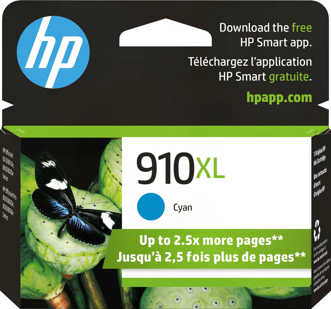 HP - 910XL High-Yield Ink Cartridge - Cyan_0