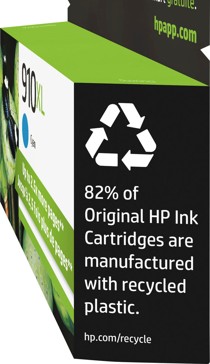 HP - 910XL High-Yield Ink Cartridge - Cyan_5