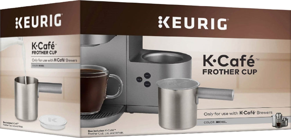 K-Café Milk Frother Cup for Keurig K-Café Coffee Makers - Nickel_1