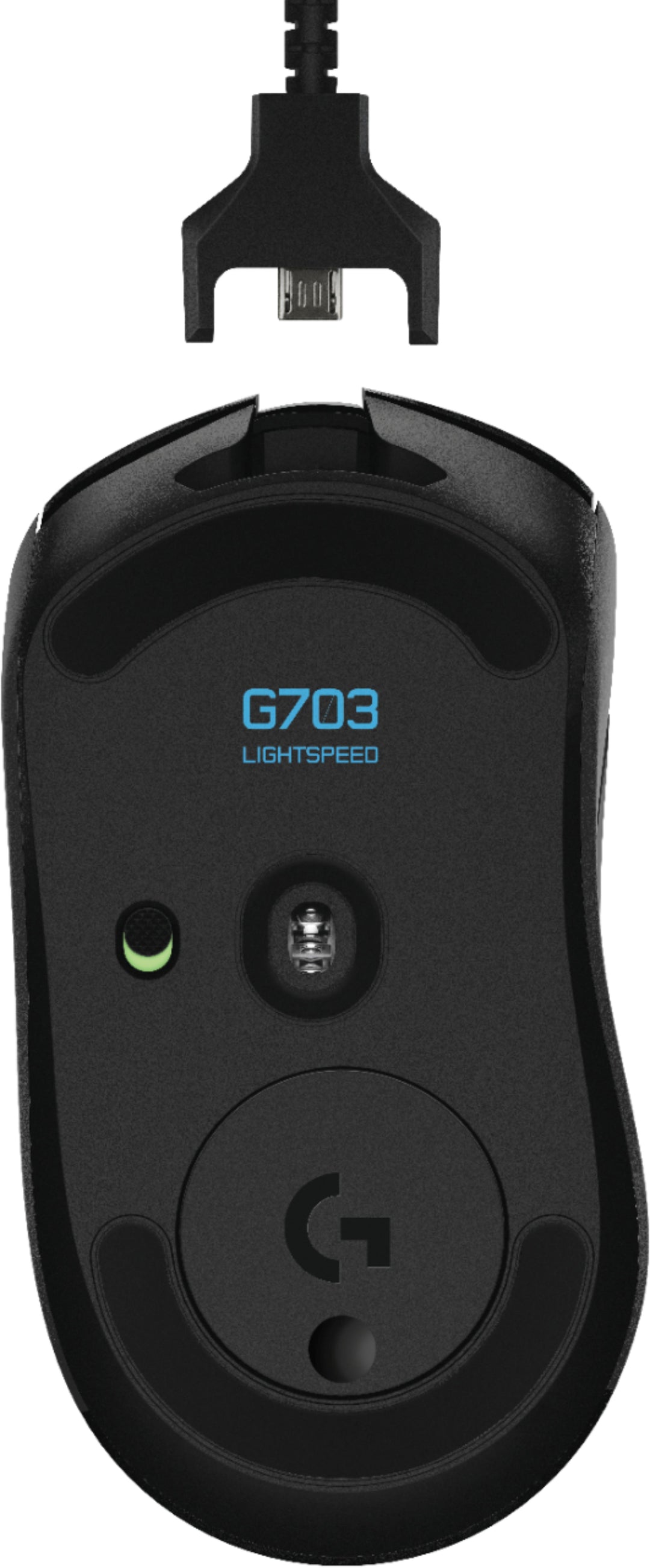 Logitech - G703 LIGHTSPEED Wireless Optical Gaming Mouse - Black_8