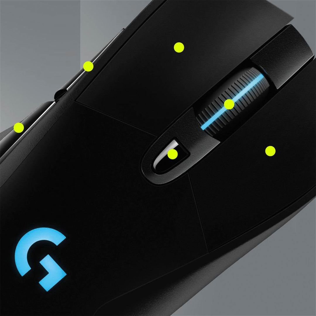 Logitech - G703 LIGHTSPEED Wireless Optical Gaming Mouse - Black_4