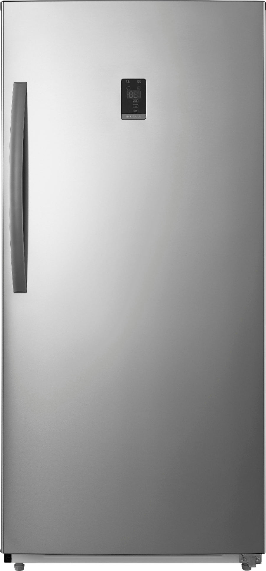 Insignia™ - 13.8 Cu. Ft. Upright Convertible Freezer/Refrigerator - Stainless steel_0