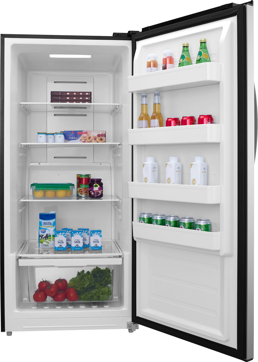 Insignia™ - 13.8 Cu. Ft. Upright Convertible Freezer/Refrigerator - Stainless steel_5