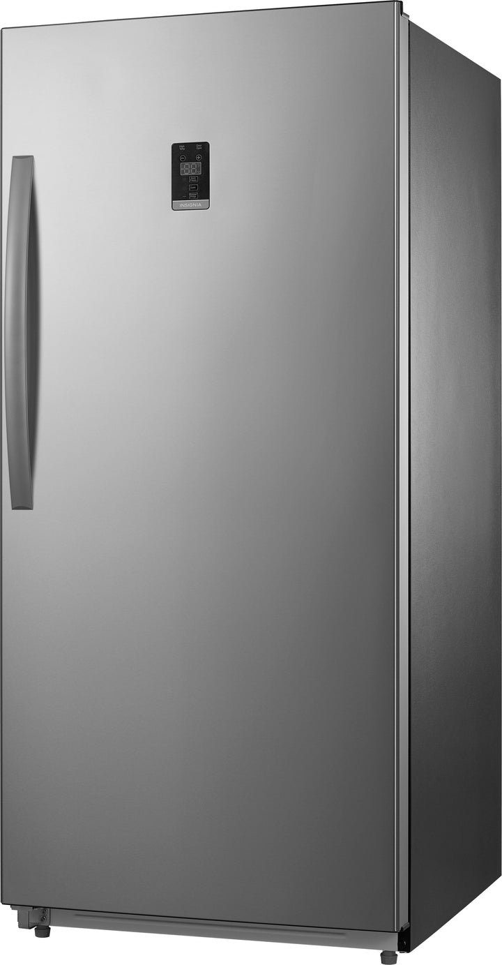 Insignia™ - 13.8 Cu. Ft. Upright Convertible Freezer/Refrigerator - Stainless steel_2